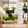 The OmniPaw™ AquaArc 3.5 — Smart Nano Aquarium with Integrated Filtration & 3-Color Lighting