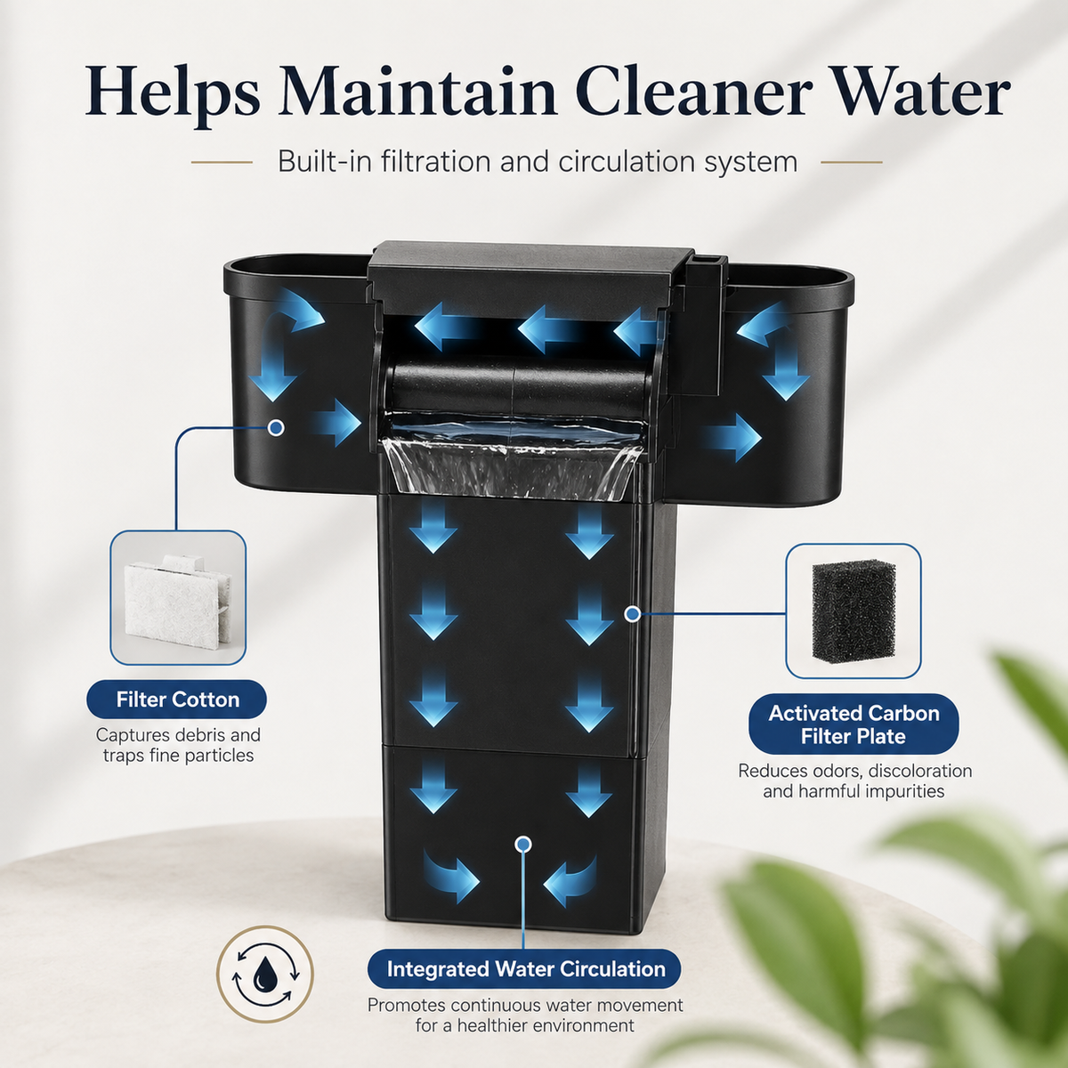 The OmniPaw™ AquaArc 3.5 — Smart Nano Aquarium with Integrated Filtration & 3-Color Lighting