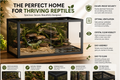 The OmniPaw™ TerraHaven 120 Reptile Terrarium
