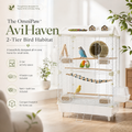 The OmniPaw™ AviHaven 2-Tier Bird Habitat