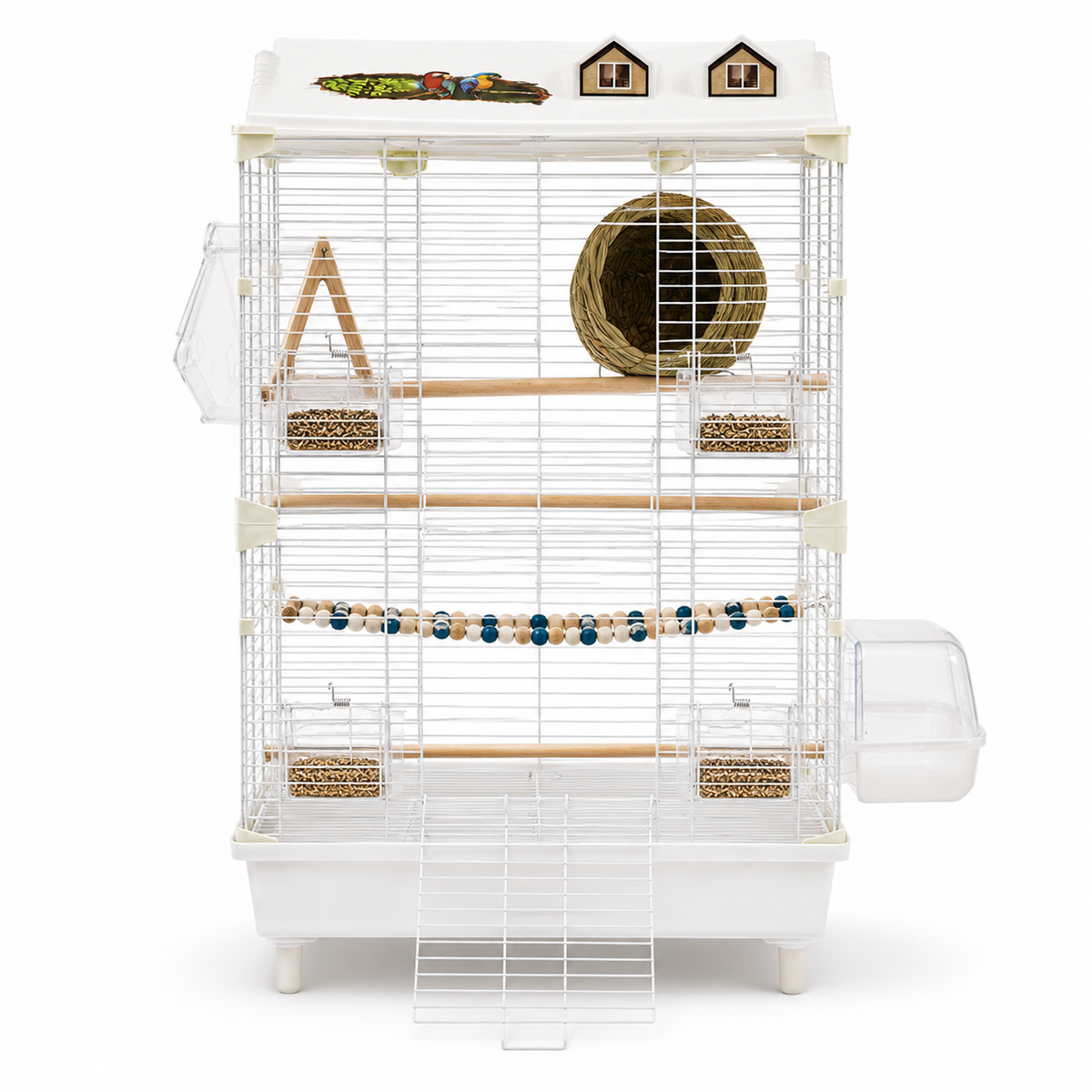 The OmniPaw™ AviHaven 2-Tier Bird Habitat