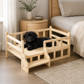 The OmniPaw™ TimberRest Solid Pine Pet Bed