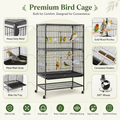 The OmniPaw™ FlightHaven Rolling Bird Cage