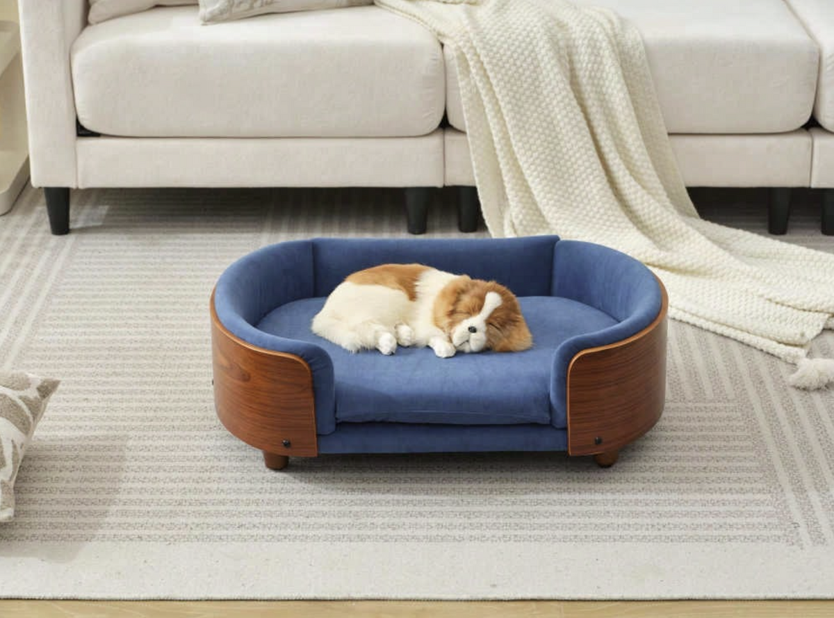 The OmniPaw™ LumaLounger — Scandinavian Elevated Pet Sofa