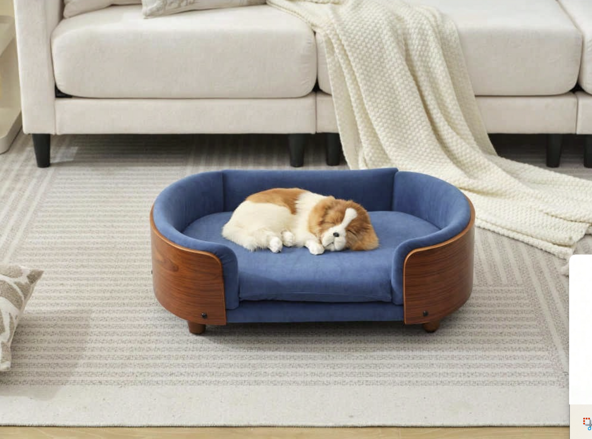 The OmniPaw™ LumaLounger — Scandinavian Elevated Pet Sofa