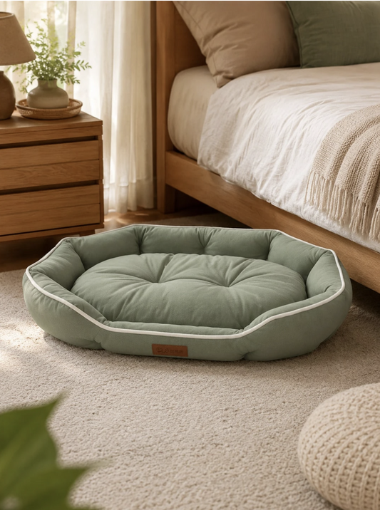 The OmniPaw™ PlushCove — Plush Sofa Bed for Dogs & Cats