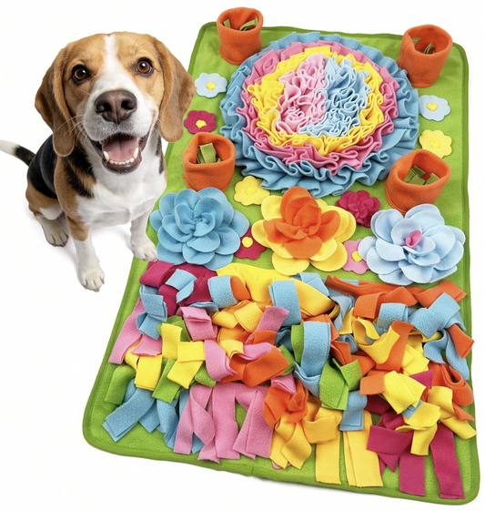The OmniPaw™ ScentQuest — Interactive Snuffle & Slow-Feed Mat