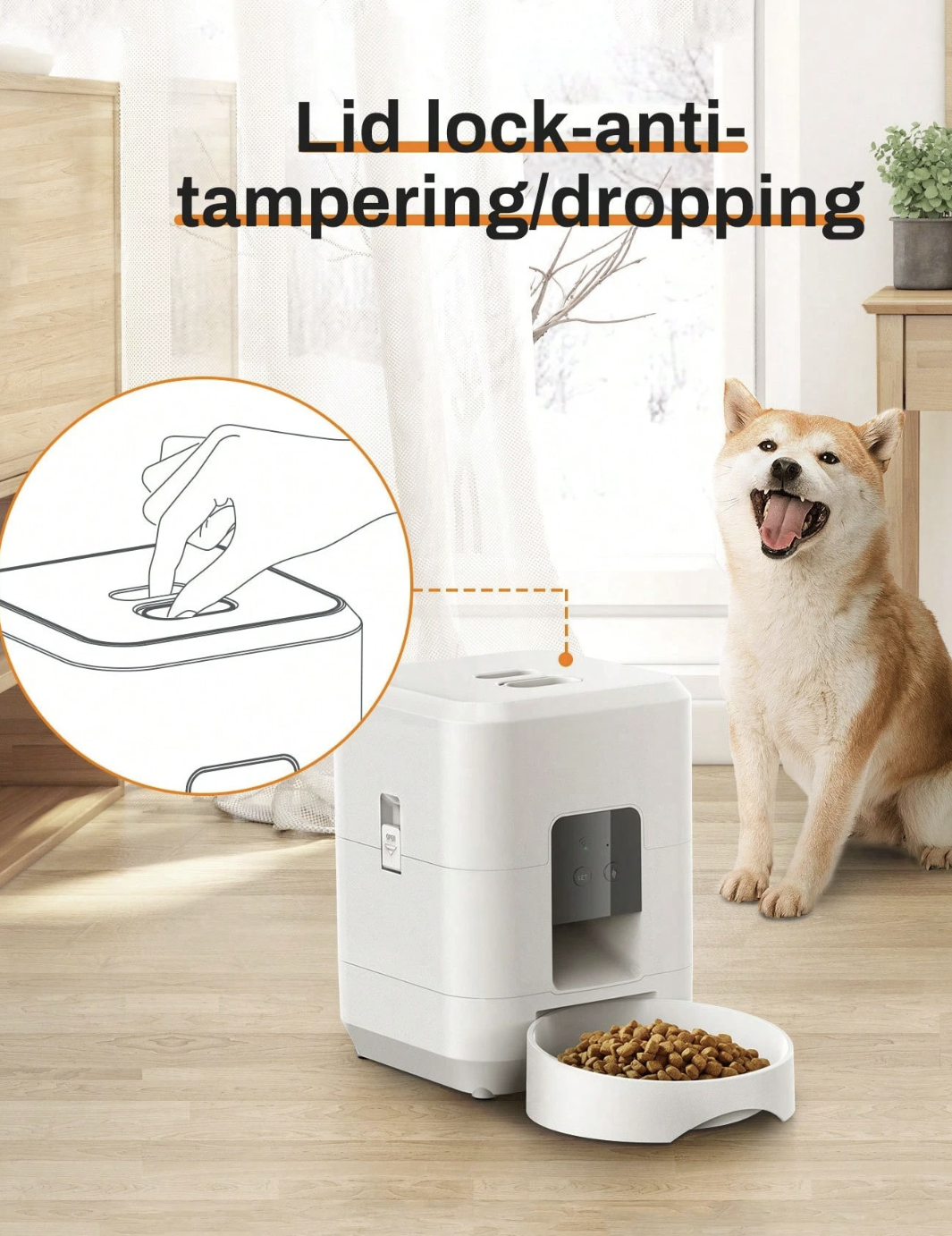 The OmniPaw™ MealSync — 2L Smart Automatic Pet Feeder for Dogs & Cats