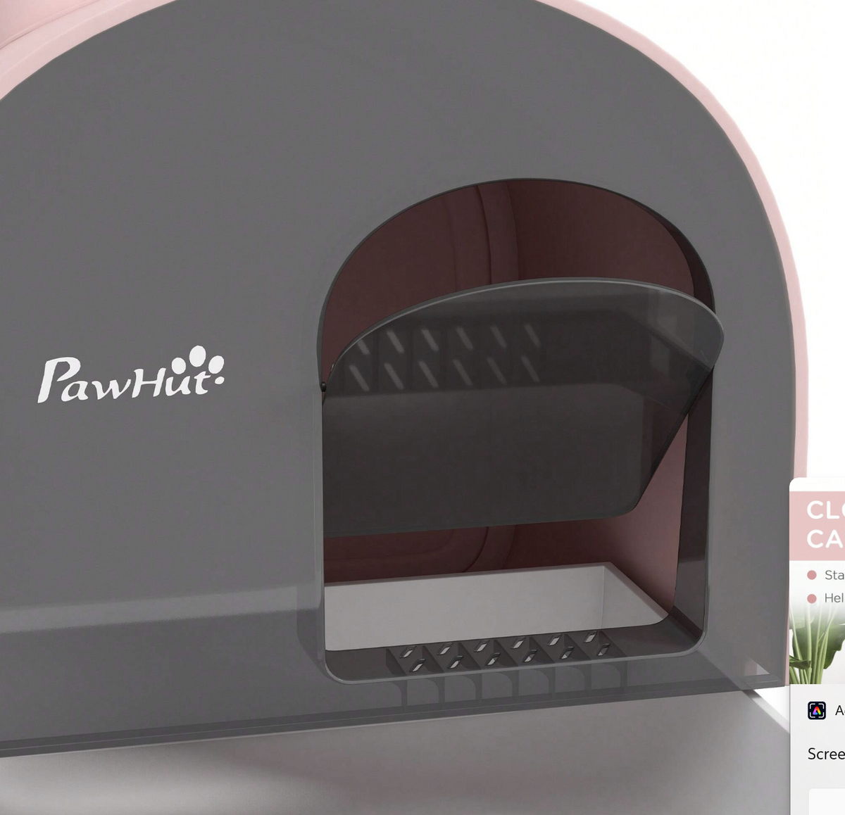 The OmniPaw™ LitterHaven — Covered Cat Litter Box with Pull-Out Tray & Odor Filter